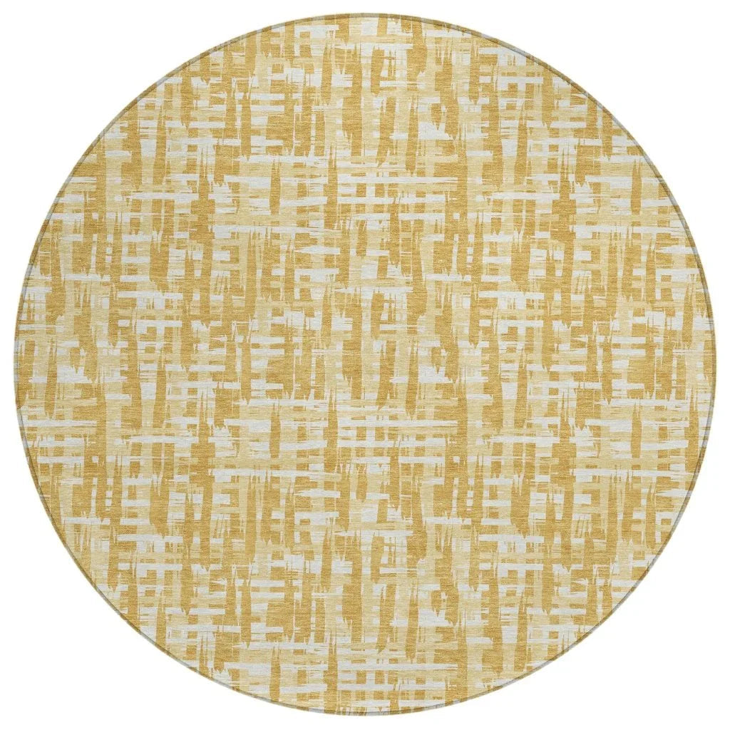 LOOMLAN Rugs Ayani Gold Washable Indoor-Outdoor Rug
