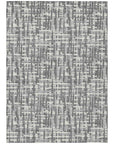 LOOMLAN Rugs Ayani Gray Washable Indoor-Outdoor Rug