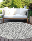 LOOMLAN Rugs Ayani Gray Washable Indoor-Outdoor Rug