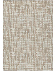 LOOMLAN Rugs Ayani Tan Washable Indoor-Outdoor Rug
