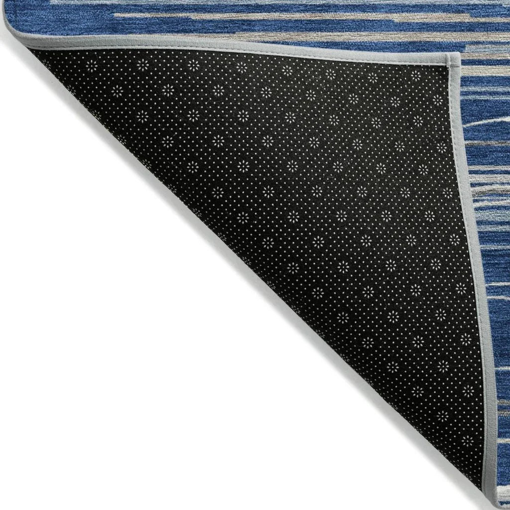 Ayra Blue Washable Indoor - Outdoor Rug - LOOMLAN - LOOMLAN Rugs - Outdoor Rugs