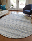 LOOMLAN Rugs Ayra Gray Washable Indoor-Outdoor Rug