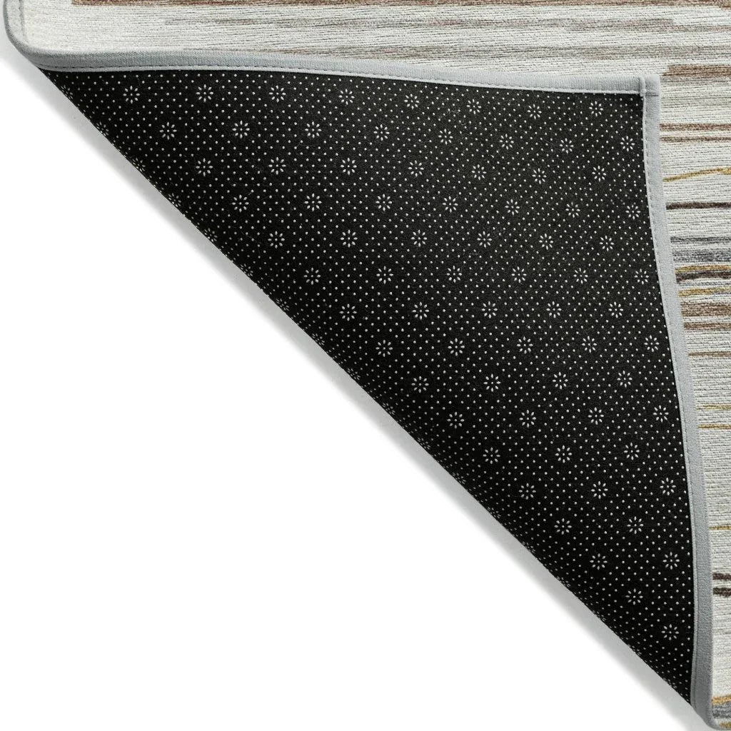 LOOMLAN Rugs Ayra Ivory Washable Indoor-Outdoor Rug