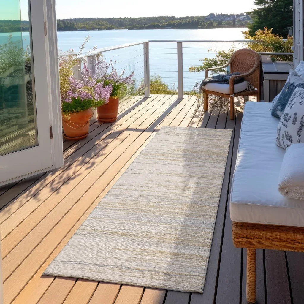 LOOMLAN Rugs Ayra Linen Washable Indoor-Outdoor Rug