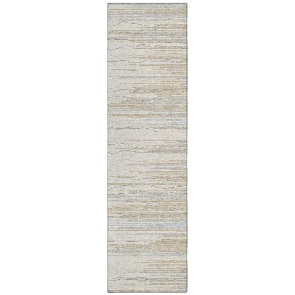 LOOMLAN Rugs Ayra Linen Washable Indoor-Outdoor Rug