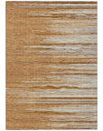 LOOMLAN Rugs Ayra Orange Washable Indoor-Outdoor Rug