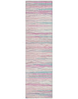 LOOMLAN Rugs Ayra Pink Washable Indoor-Outdoor Rug