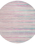 LOOMLAN Rugs Ayra Pink Washable Indoor-Outdoor Rug