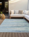 LOOMLAN Rugs Ayra Sky Washable Indoor-Outdoor Rug