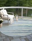 LOOMLAN Rugs Ayra Sky Washable Indoor-Outdoor Rug
