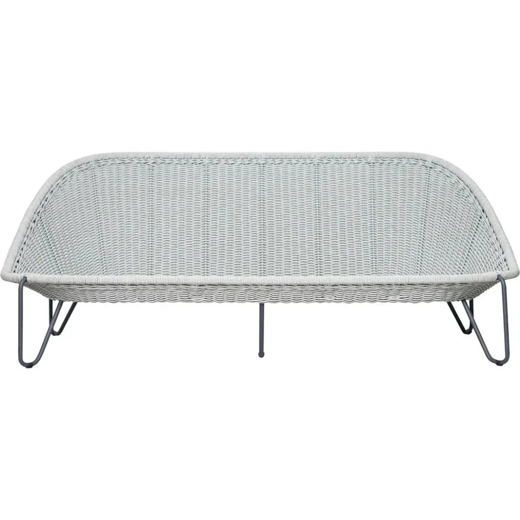 Azores 3 Seat Sofa - Coconut White Outdoor Couch - LOOMLAN - Seasonal Living - Outdoor Sofas &amp; Loveseats