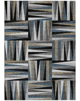 LOOMLAN Rugs Azura Black Washable Indoor-Outdoor Rug