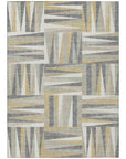LOOMLAN Rugs Azura Brown Washable Indoor-Outdoor Rug