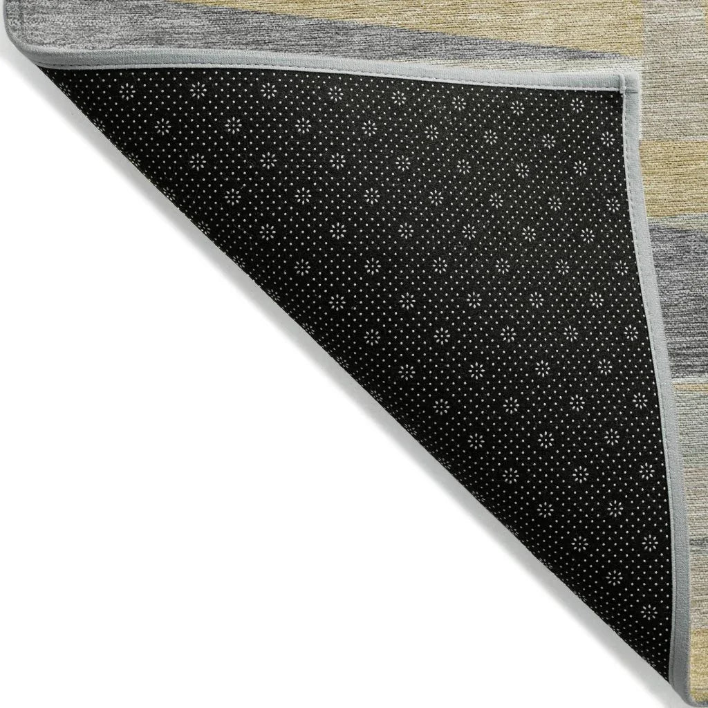 LOOMLAN Rugs Azura Brown Washable Indoor-Outdoor Rug