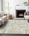 LOOMLAN Rugs Azura Ivory Washable Indoor-Outdoor Rug