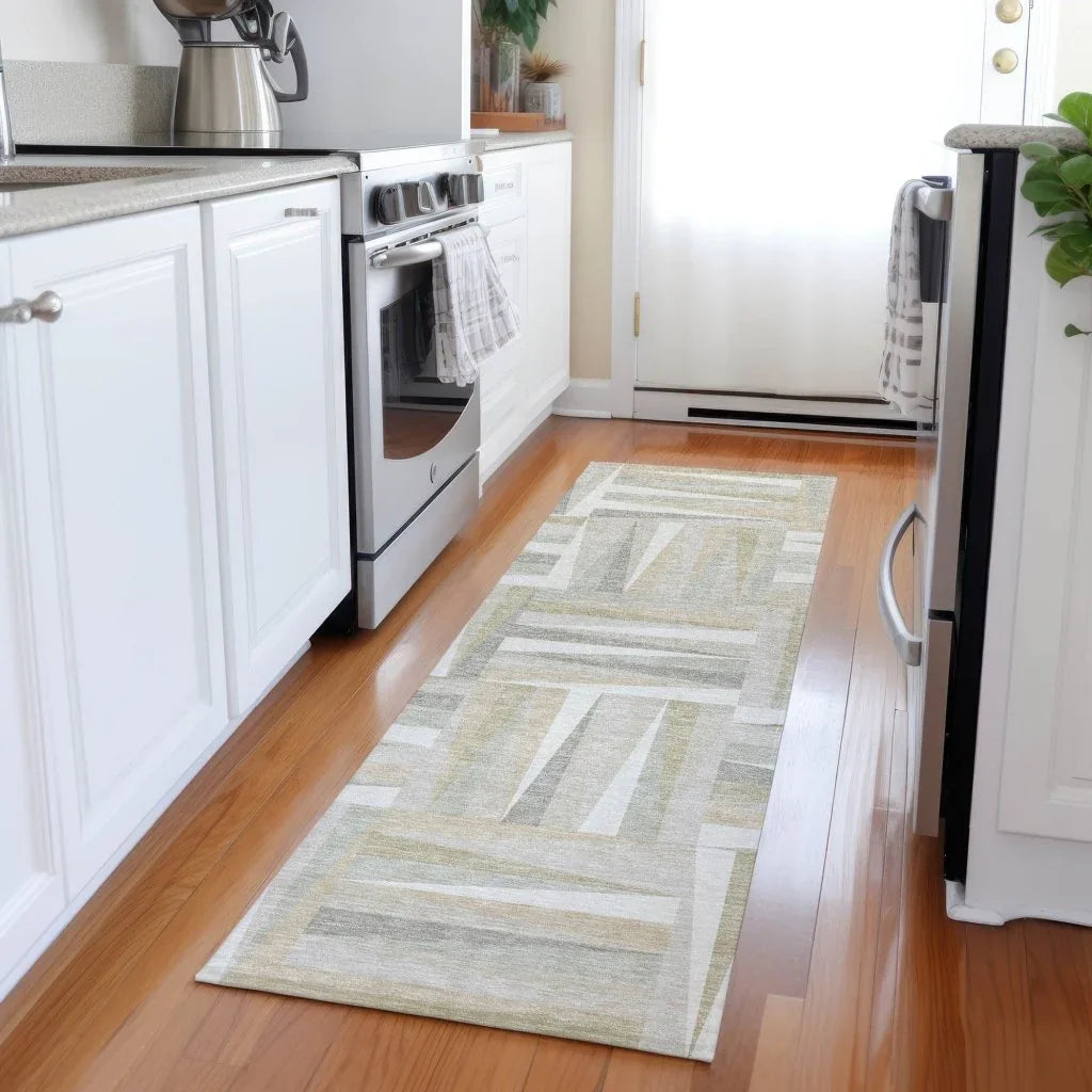 LOOMLAN Rugs Azura Ivory Washable Indoor-Outdoor Rug