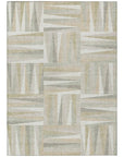 LOOMLAN Rugs Azura Ivory Washable Indoor-Outdoor Rug