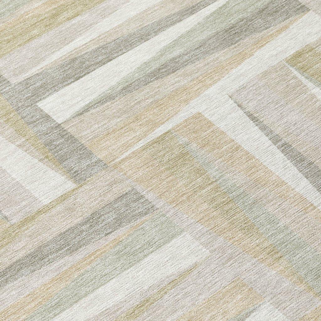 LOOMLAN Rugs Azura Ivory Washable Indoor-Outdoor Rug