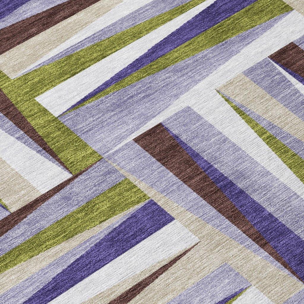 LOOMLAN Rugs Azura Lavender Washable Indoor-Outdoor Rug