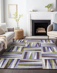 LOOMLAN Rugs Azura Lavender Washable Indoor-Outdoor Rug