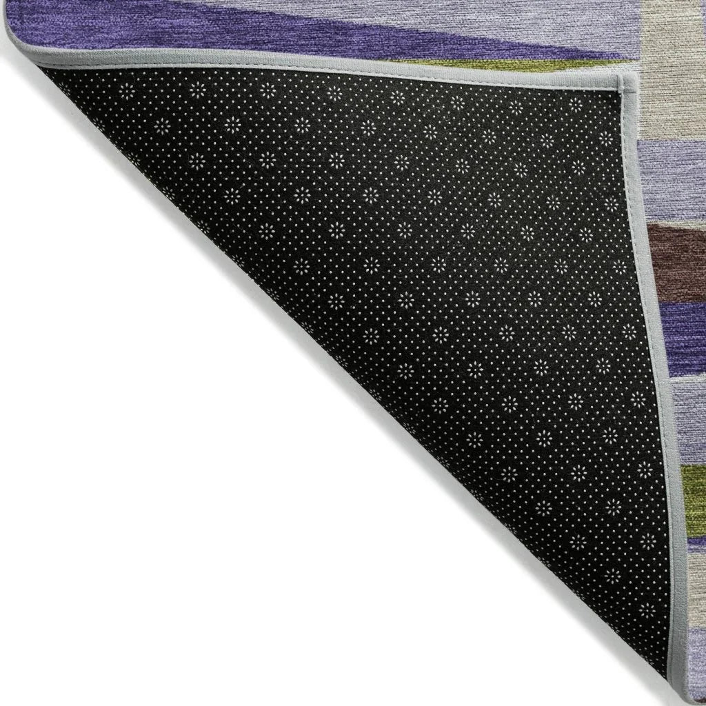 LOOMLAN Rugs Azura Lavender Washable Indoor-Outdoor Rug