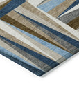 LOOMLAN Rugs Azura Navy Washable Indoor-Outdoor Rug