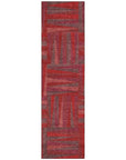 LOOMLAN Rugs Azura Red Washable Indoor-Outdoor Rug