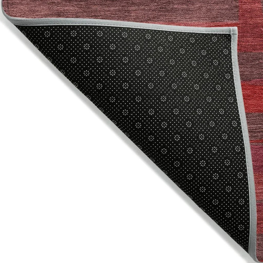 LOOMLAN Rugs Azura Red Washable Indoor-Outdoor Rug