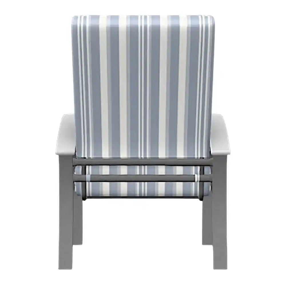 Belle Isle Deep Seat Aluminum Frame Outdoor Arm Chair -- view 6