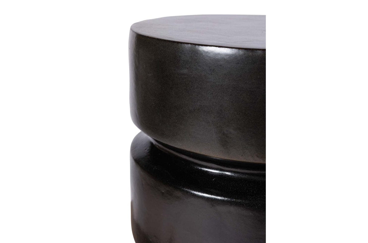 Balance Glazed Ceramic Patio Stool -- view 20