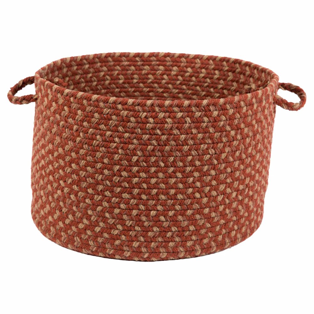 Rhody Rug Easy Living Braided Handmade Indoor-Outdoor Basket