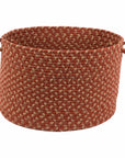 Rhody Rug Easy Living Braided Handmade Indoor-Outdoor Basket