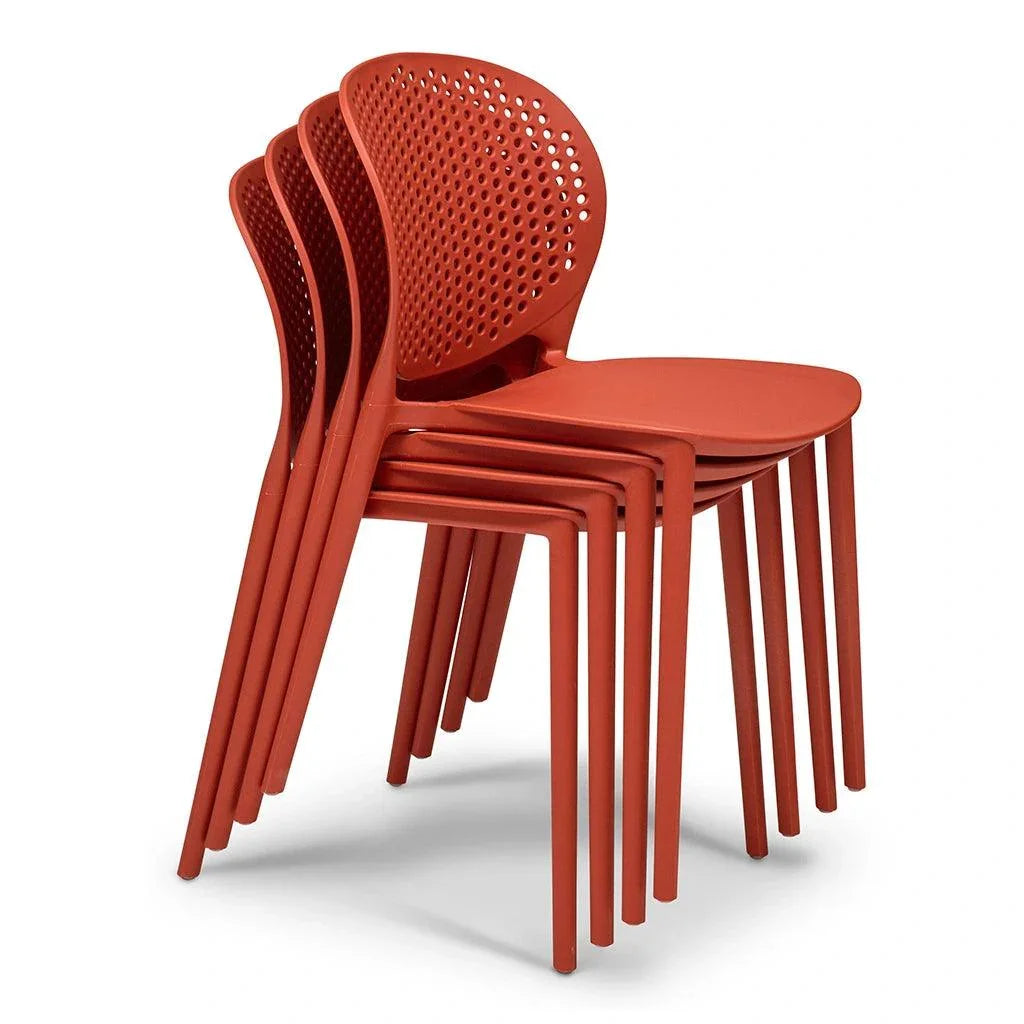 Bailey Poly Lumber Outdoor Side Chair 4PC - LOOMLAN - Urbia - Outdoor Dining Chairs