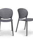 Bailey Poly Lumber Outdoor Side Chair 4PC - LOOMLAN - Urbia - Outdoor Dining Chairs