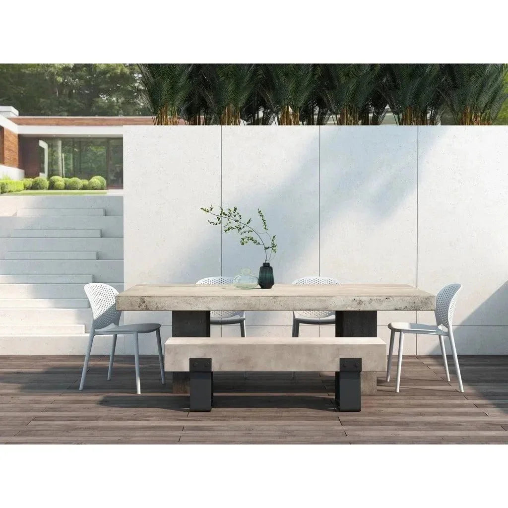Bailey Poly Lumber Outdoor Side Chair 4PC - LOOMLAN - Urbia - Outdoor Dining Chairs