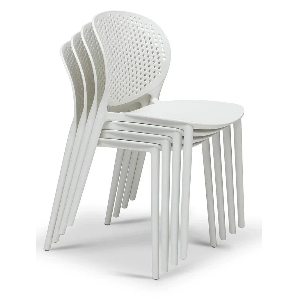 Bailey Poly Lumber Outdoor Side Chair 4PC - LOOMLAN - Urbia - Outdoor Dining Chairs