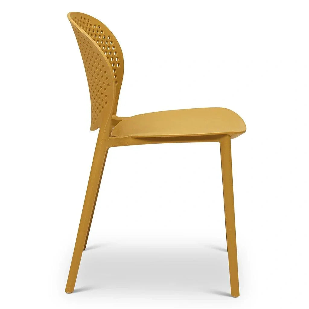 Bailey Poly Lumber Outdoor Side Chair 4PC - LOOMLAN - Urbia - Outdoor Dining Chairs