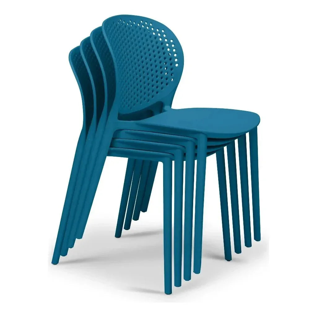 Bailey Poly Lumber Outdoor Side Chair 4PC - LOOMLAN - Urbia - Outdoor Dining Chairs