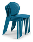 Bailey Poly Lumber Outdoor Side Chair 4PC - LOOMLAN - Urbia - Outdoor Dining Chairs
