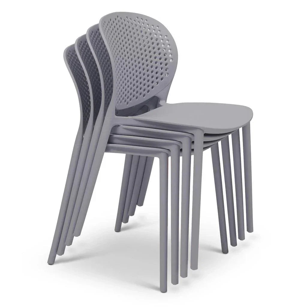 Bailey Poly Lumber Outdoor Side Chair 4PC - LOOMLAN - Urbia - Outdoor Dining Chairs