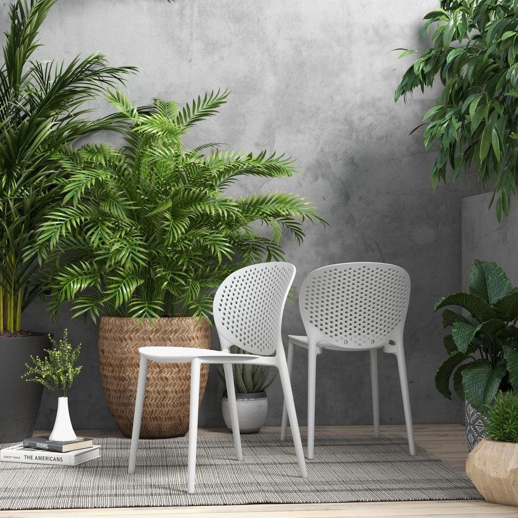 Bailey Poly Lumber Outdoor Side Chair 4PC - LOOMLAN - Urbia - Outdoor Dining Chairs