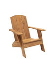 Bainbridge Teak Patio Adirondack Lounge Set 3PC - LOOMLAN - HiTeak - Outdoor Lounge Sets