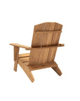 Bainbridge Teak Patio Adirondack Lounge Set 3PC - LOOMLAN - HiTeak - Outdoor Lounge Sets