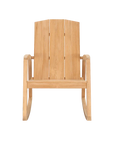 Bainbridge Teak Patio Rocking Armchair - LOOMLAN - HiTeak - Outdoor Accent Chairs