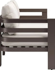 Bal Harbor Aluminum White Sofa - LOOMLAN - Zuo Modern - Outdoor Sofas & Loveseats