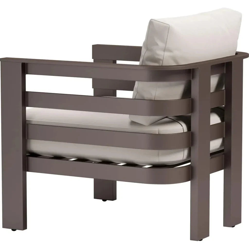 Bal Harbor White Arm Chair - LOOMLAN - Zuo Modern - Outdoor Accent Chairs