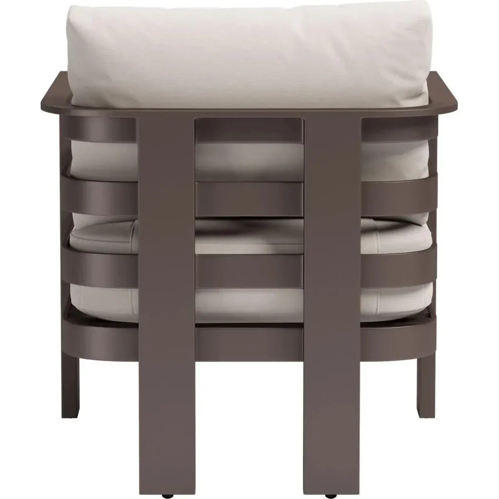 Bal Harbor White Arm Chair - LOOMLAN - Zuo Modern - Outdoor Accent Chairs