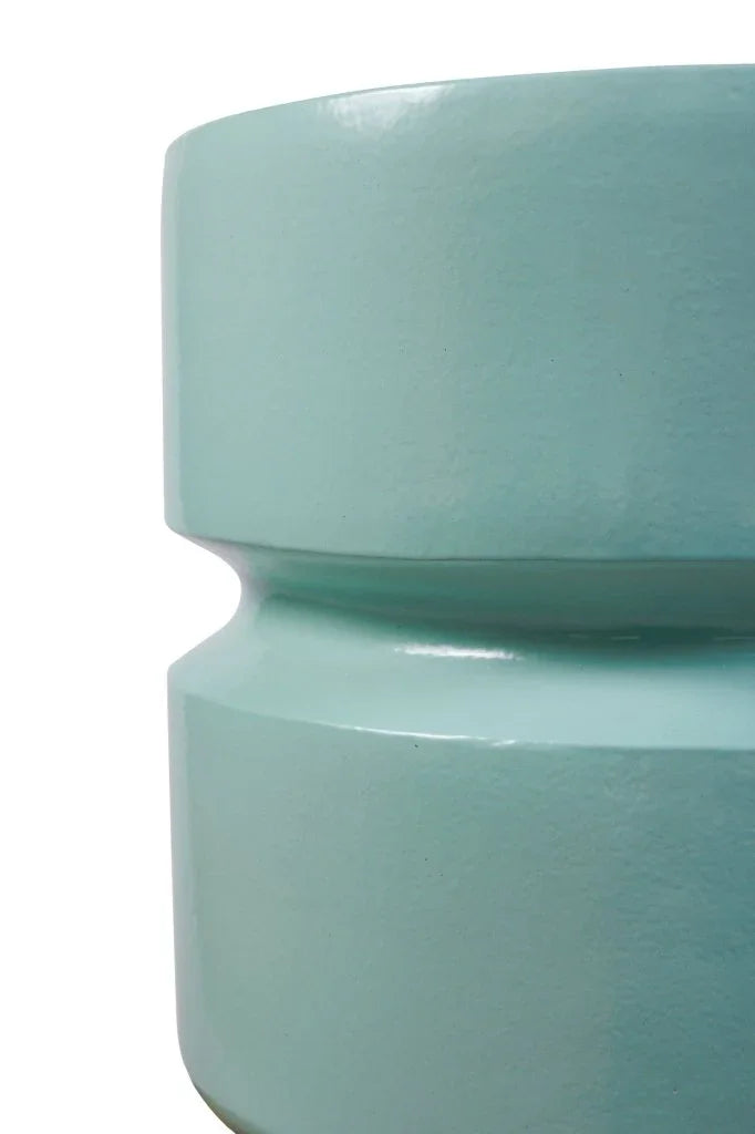 Balance Ceramic Armless Patio Stool - LOOMLAN - Seasonal Living - Garden Stools