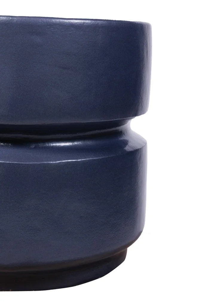 Balance Ceramic Round Patio Stool - LOOMLAN - Seasonal Living - Garden Stools