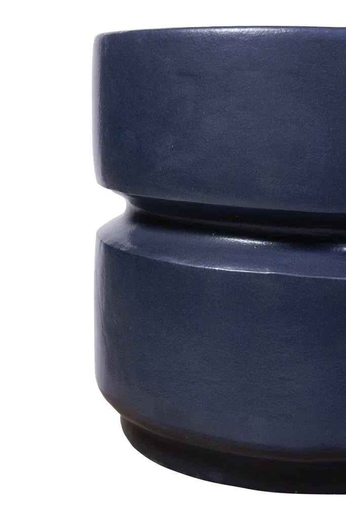 Balance Ceramic Round Patio Stool - LOOMLAN - Seasonal Living - Garden Stools